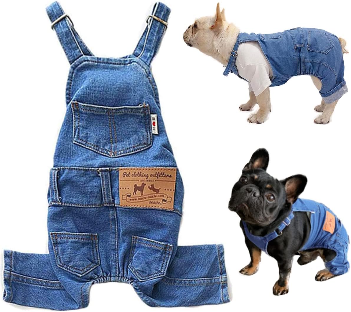 Dog Shirts Clothes Denim